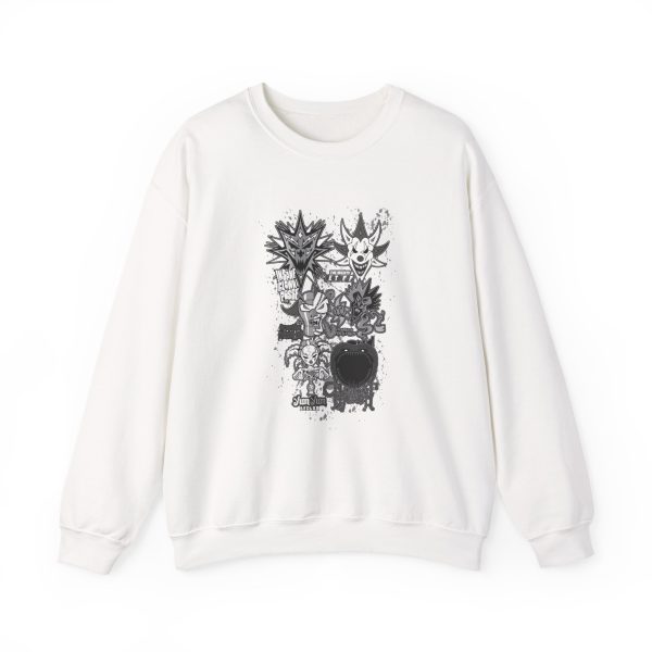 Insane Clown Last 6 Joker Cards Splatter Unisex Heavy Blend™ Crewneck Sweatshirt