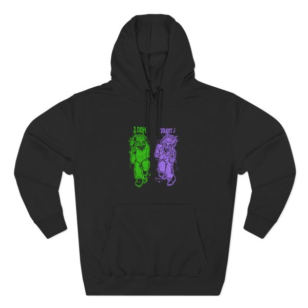 Insane Clown "Running With Axes"Three-Panel Fleece Hoodie