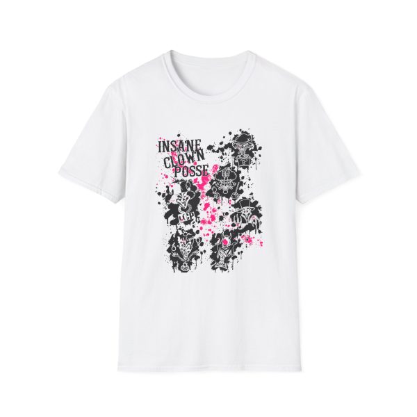 Insane Clown "Splatter Jokers"Unisex Softstyle T-Shirt